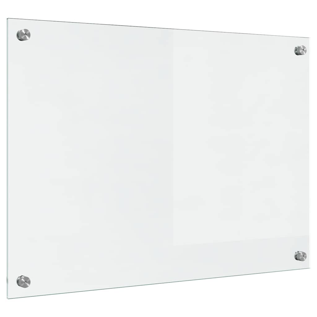 Küchenrückwand 2 pcs Weiß 70 x 40 cm Gehärtetes Glas