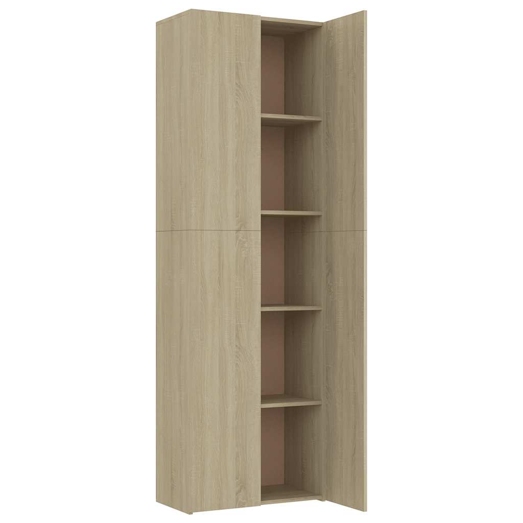 Aktenschrank Weiß 60x32x153 cm Holzwerkstoff