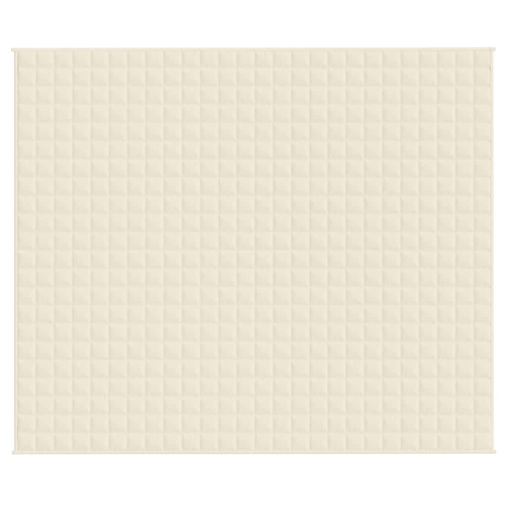 Gewichtsdecke Grau 122x183 cm 5 kg Stoff