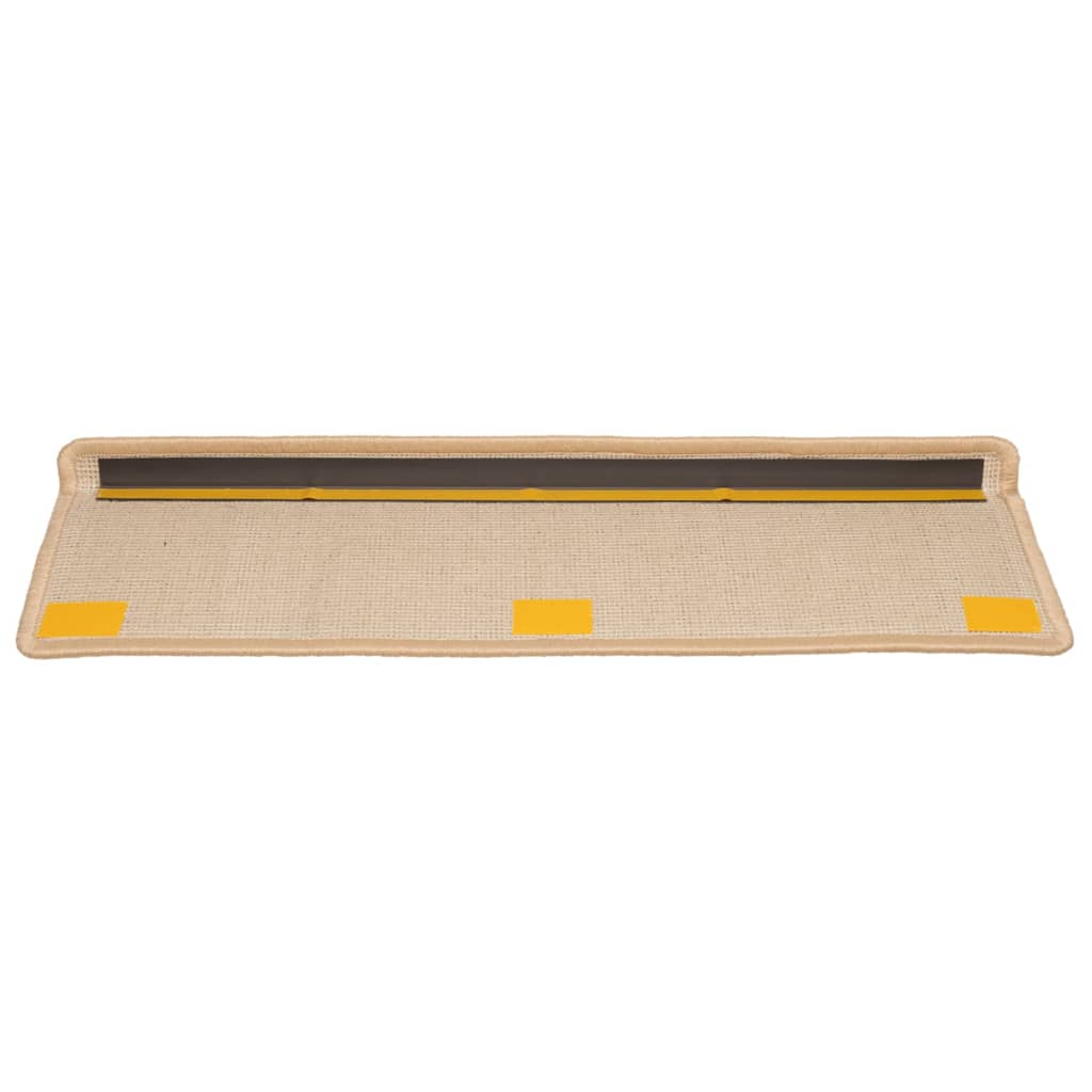 Stufenmatten 15 Stk. 65x21x4 cm Grau Rechteckiger Rand