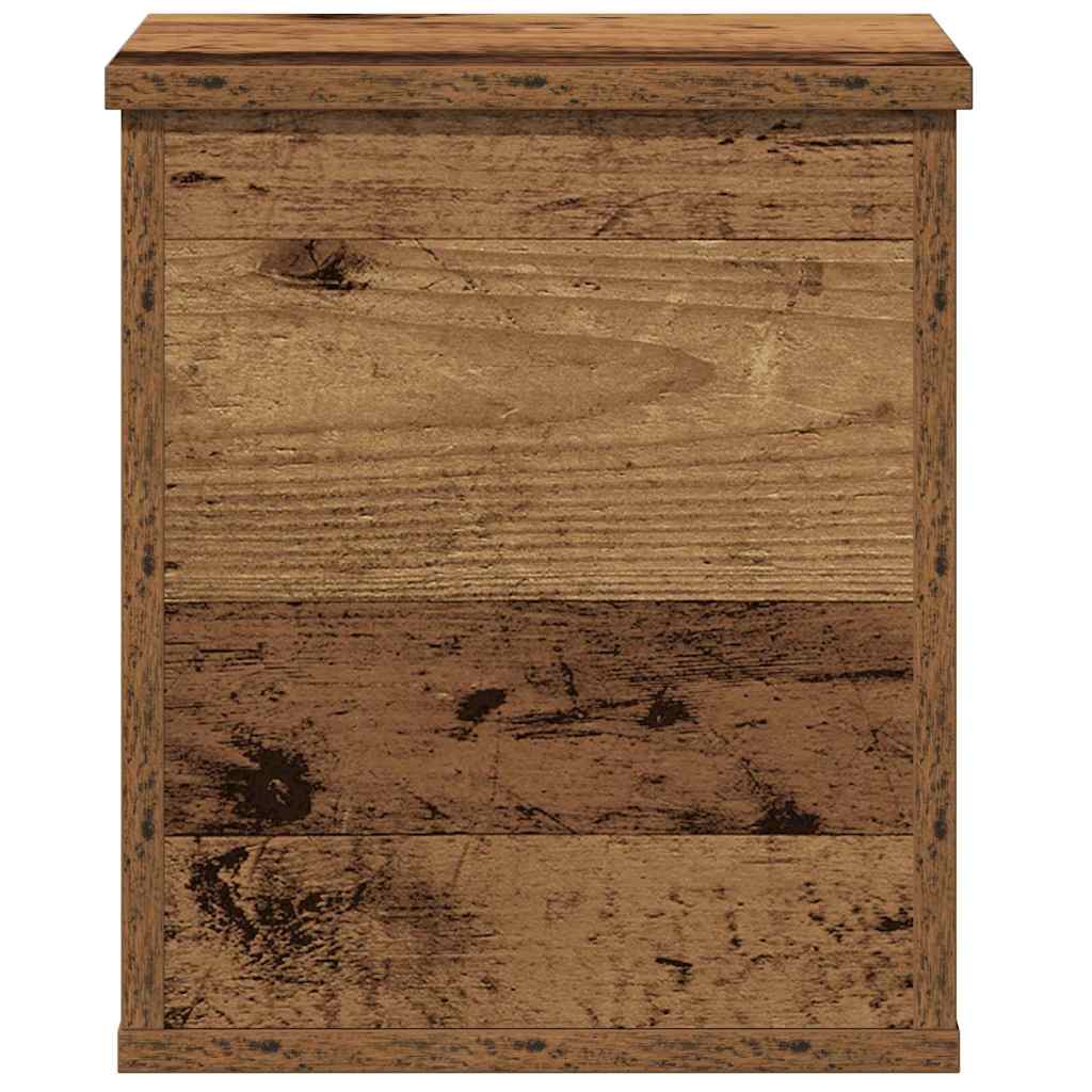 Aufbewahrungstruhe Weiß 84x42x46 cm Holzwerkstoff