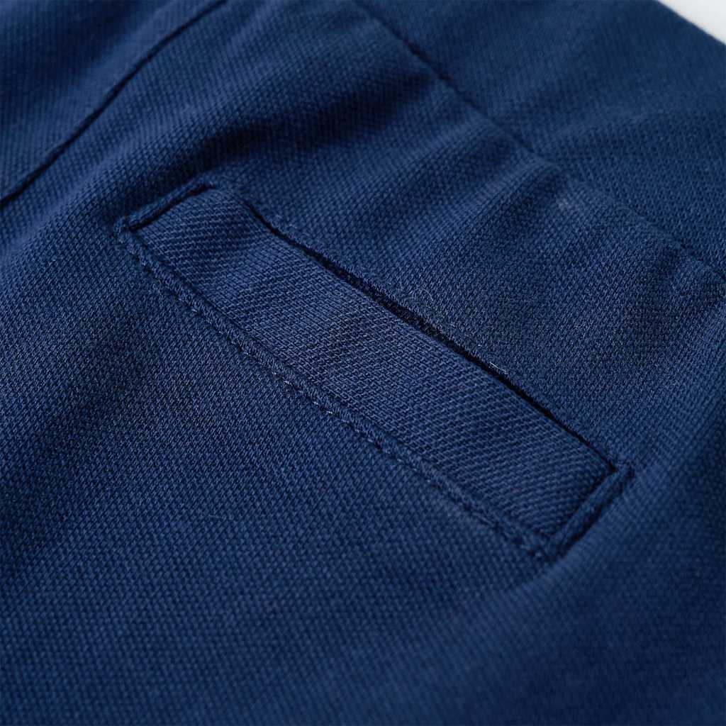 Kinderhose mit Kordelzug Marineblau 128
