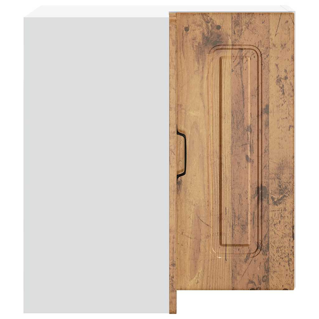 Herdumbauschränke 2 Stk. Kalmar Weiß Holzwerkstoff