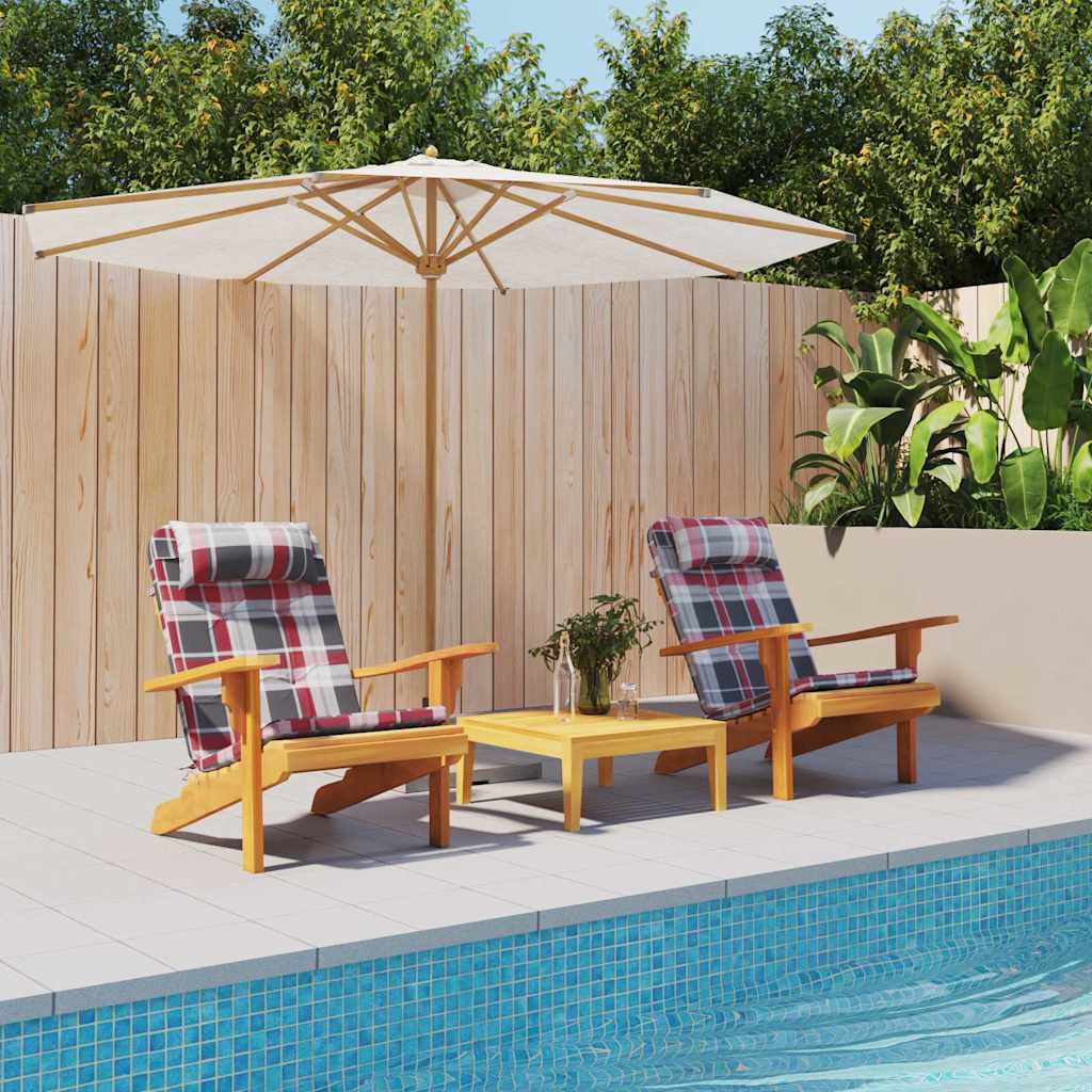 Adirondack-Auflagen 2 Stk. Hellblau Oxford-Gewebe