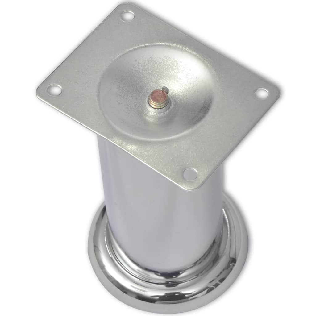 Runde Sofabeine 8 Stk. Chrom 60 mm