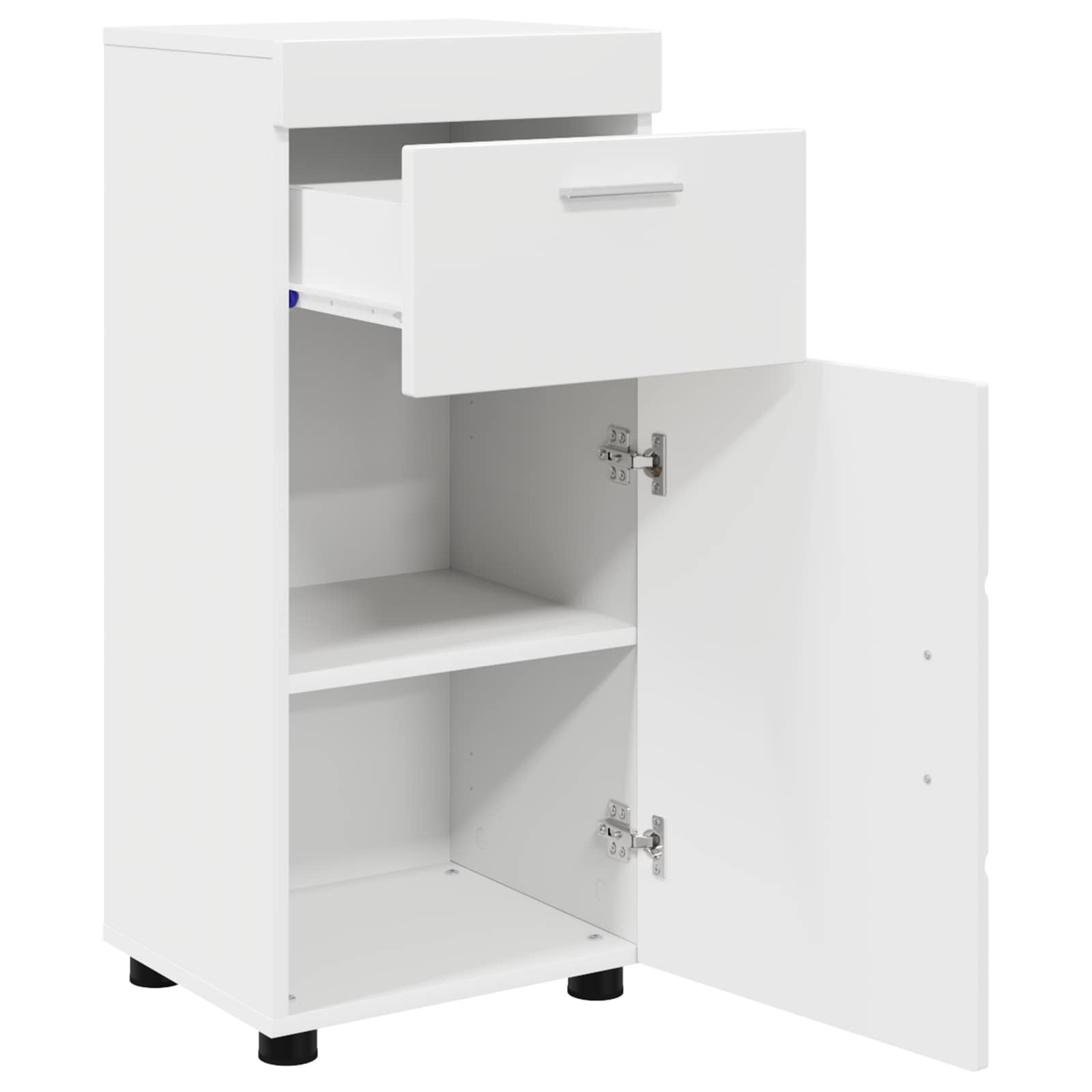 Badezimmermöbel-Set TULUM 2 pcs Weiß 60 x 34 x 63 cm