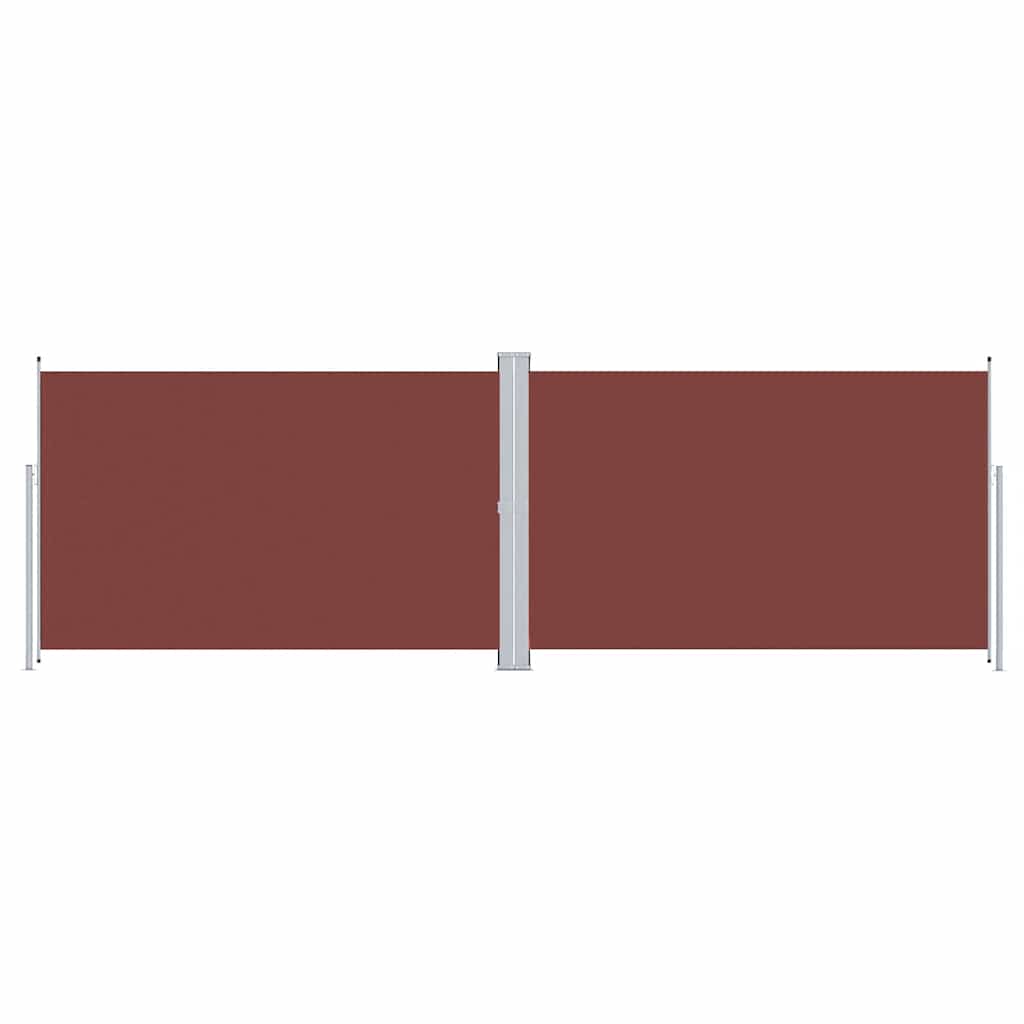 Ausziehbare Seitenmarkise 160×600 cm Braun