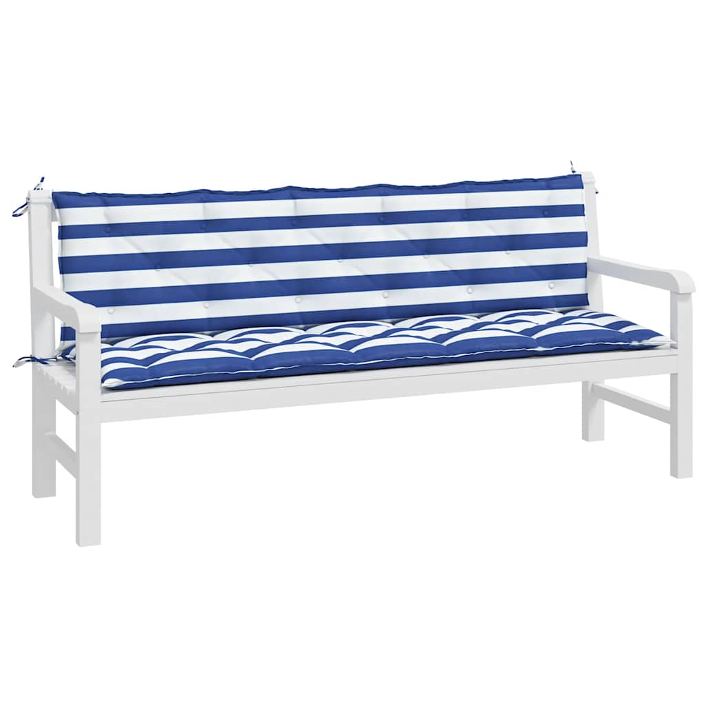 Gartenbank-Auflage Anthrazit 100x(50+50)x7 cm Oxford-Gewebe