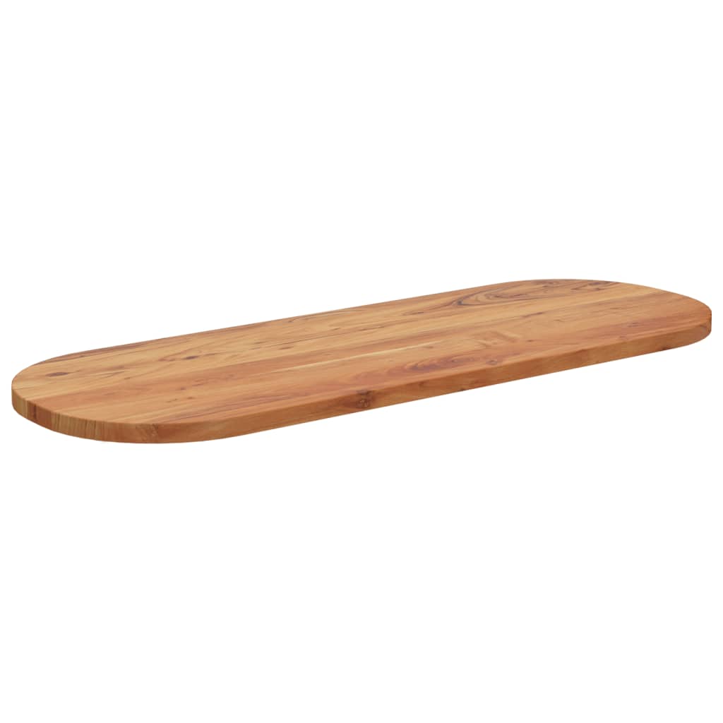 Tischplatte 110x40x2,5 cm Oval Massivholz Mango