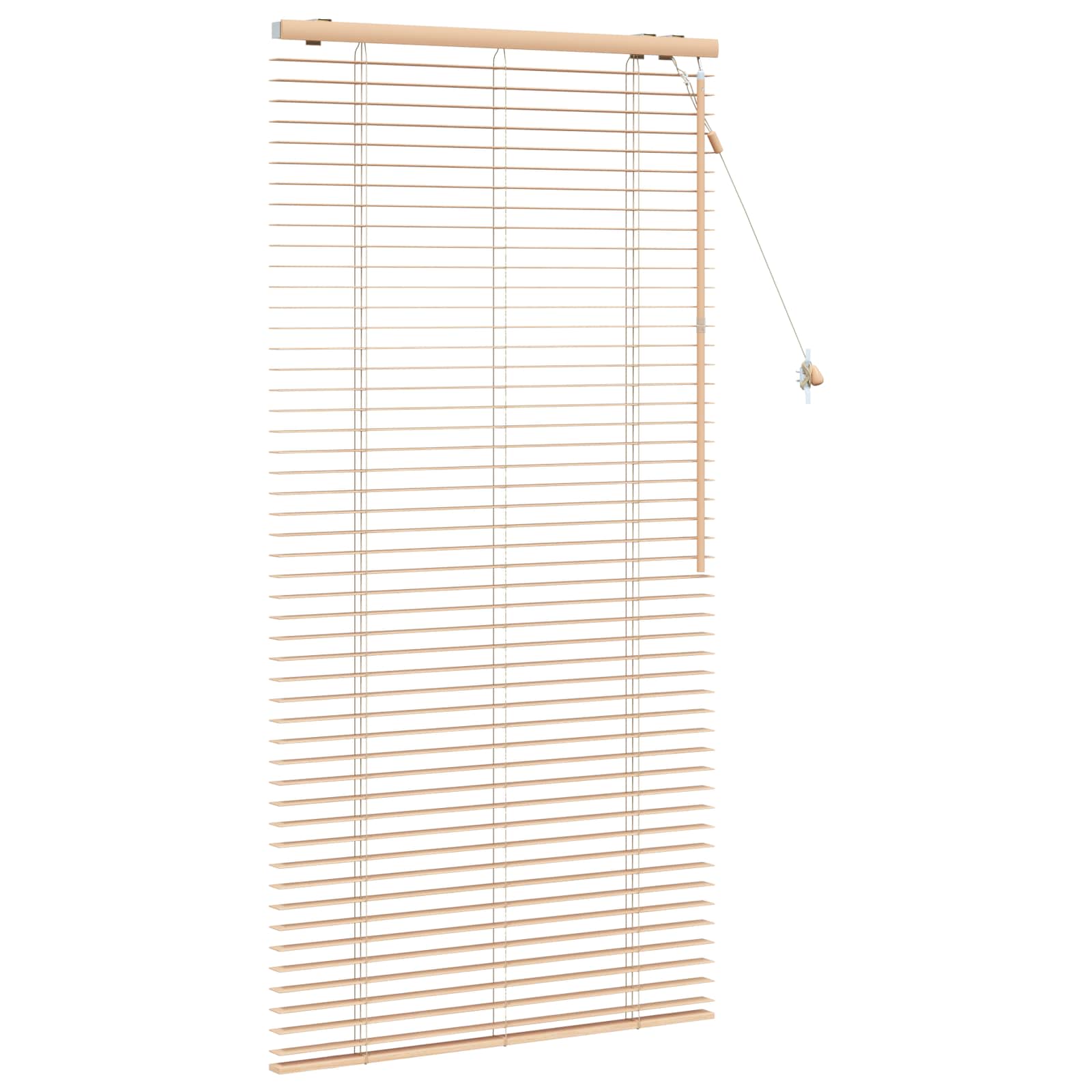 Jalousie Eichenoptik 40 x 130 cm 35 mm Massives Paulownia-Holz