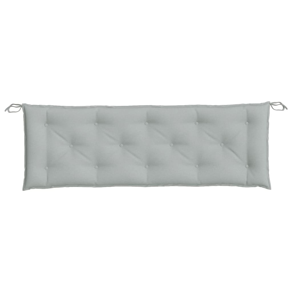 Gartenbank-Auflagen 2 Stk. Melange Anthrazit 100x50x7 cm Stoff