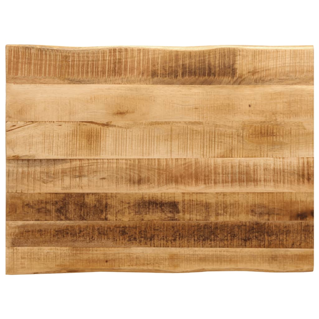 Tischplatte 40x40x2,5 cm Rechteckig Massivholz Akazie Baumkante