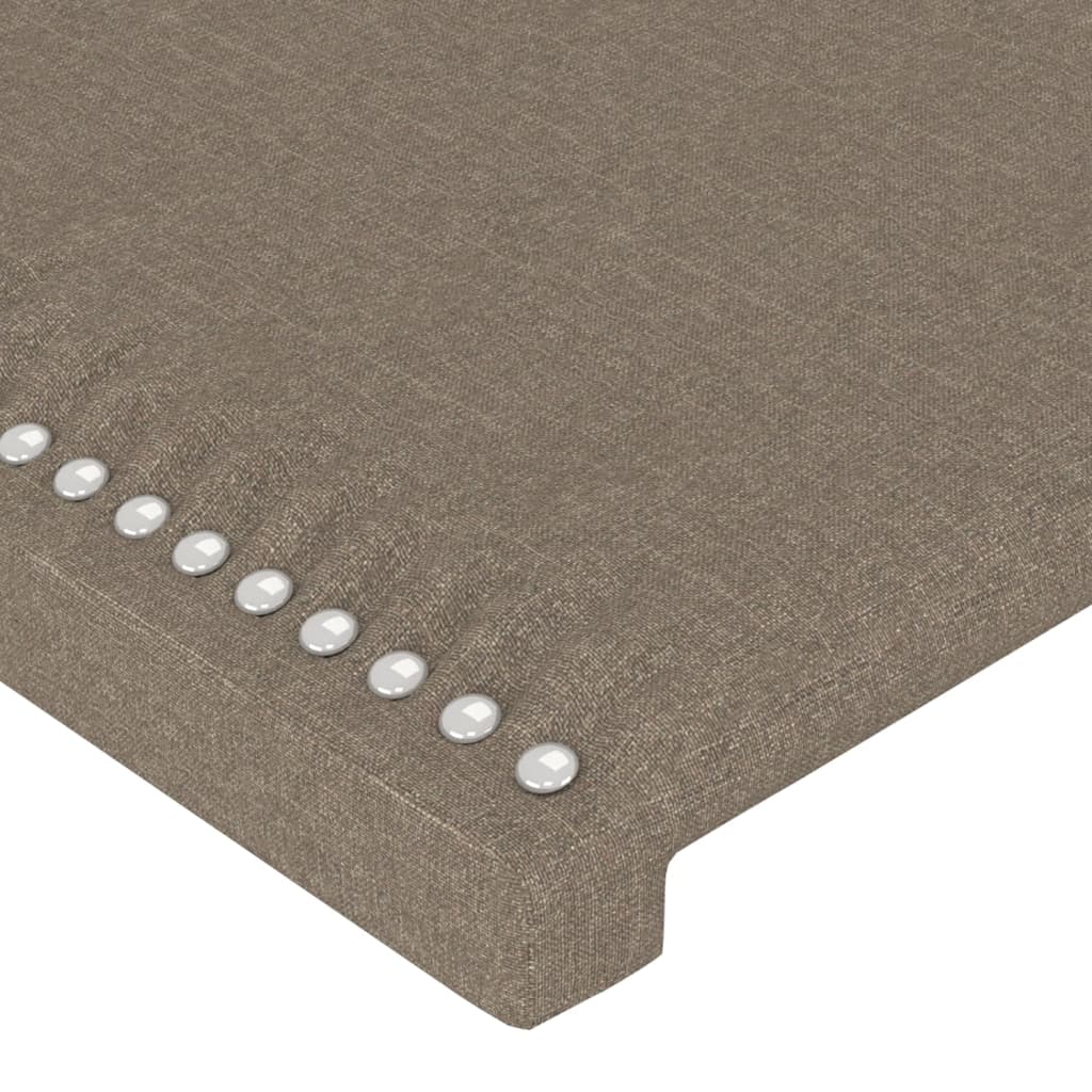 Kopfteil Dunkelgrau 80 x 5 x 118/128 cm Stoff