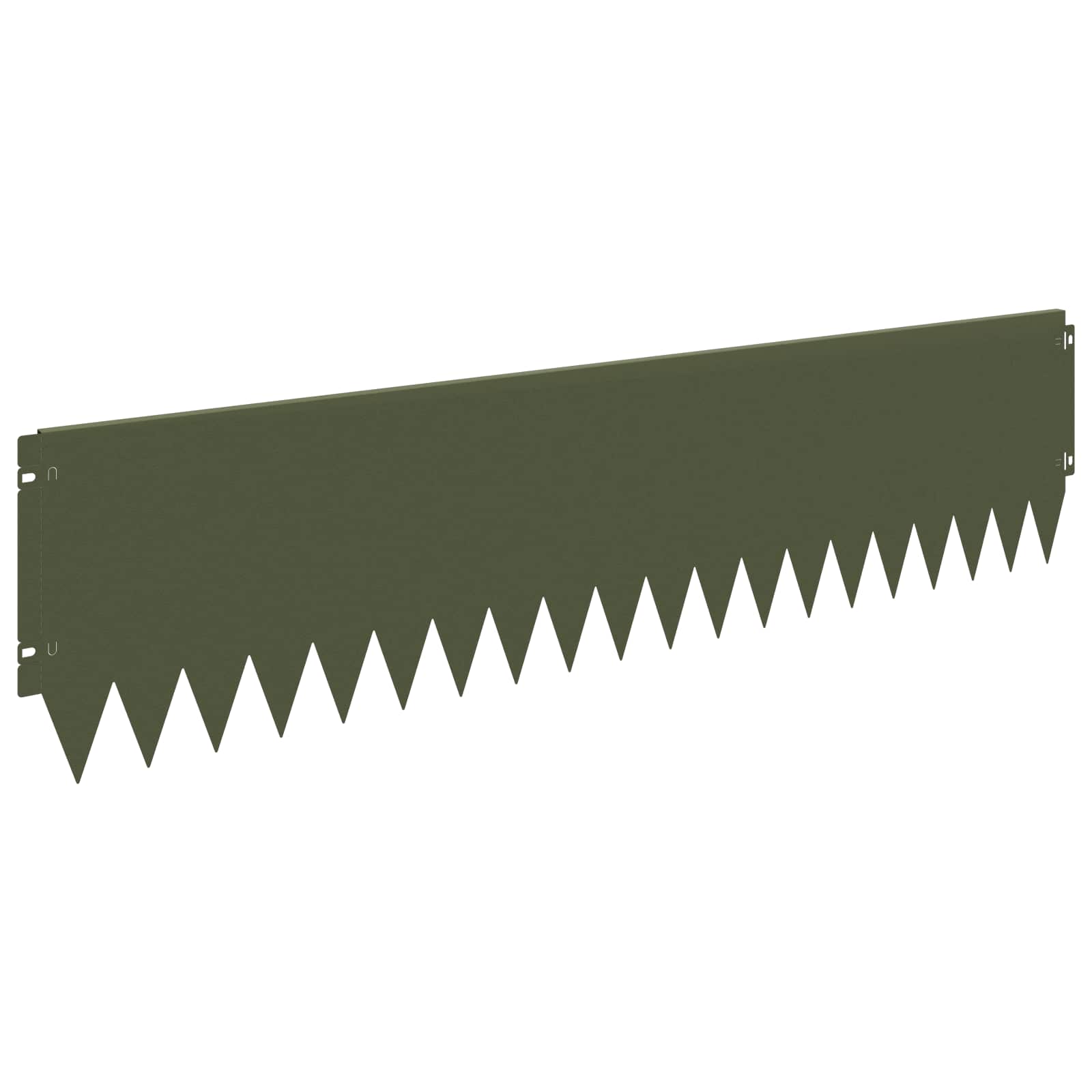 Raseneinfassung 10 pcs 103 x 10 cm Stahl Schwarz