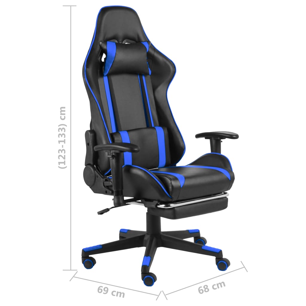 Gaming-Stuhl Drehbar Grün PVC