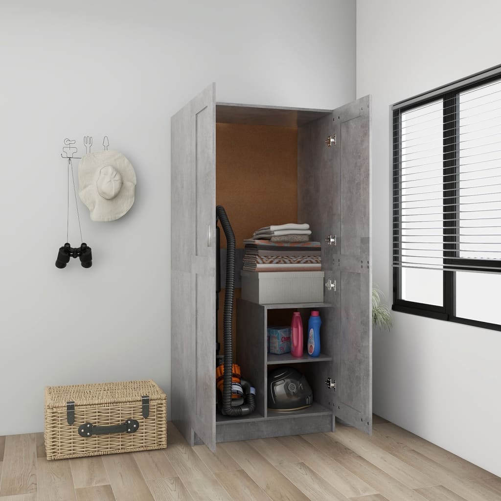 Kleiderschrank Weiß 82,5x51,5x180 cm Holzwerkstoff