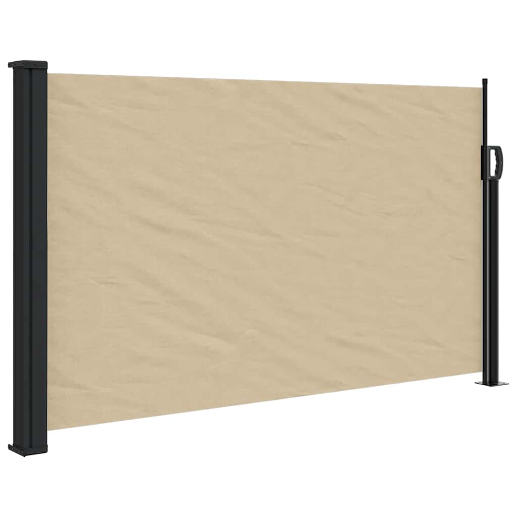 Seitenmarkise Ausziehbar Schwarz 100x300 cm