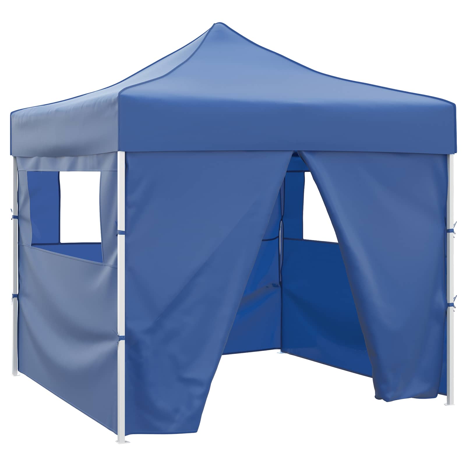 Partyzelt Faltbar Pop-Up Schwarz 292x292x315 cm