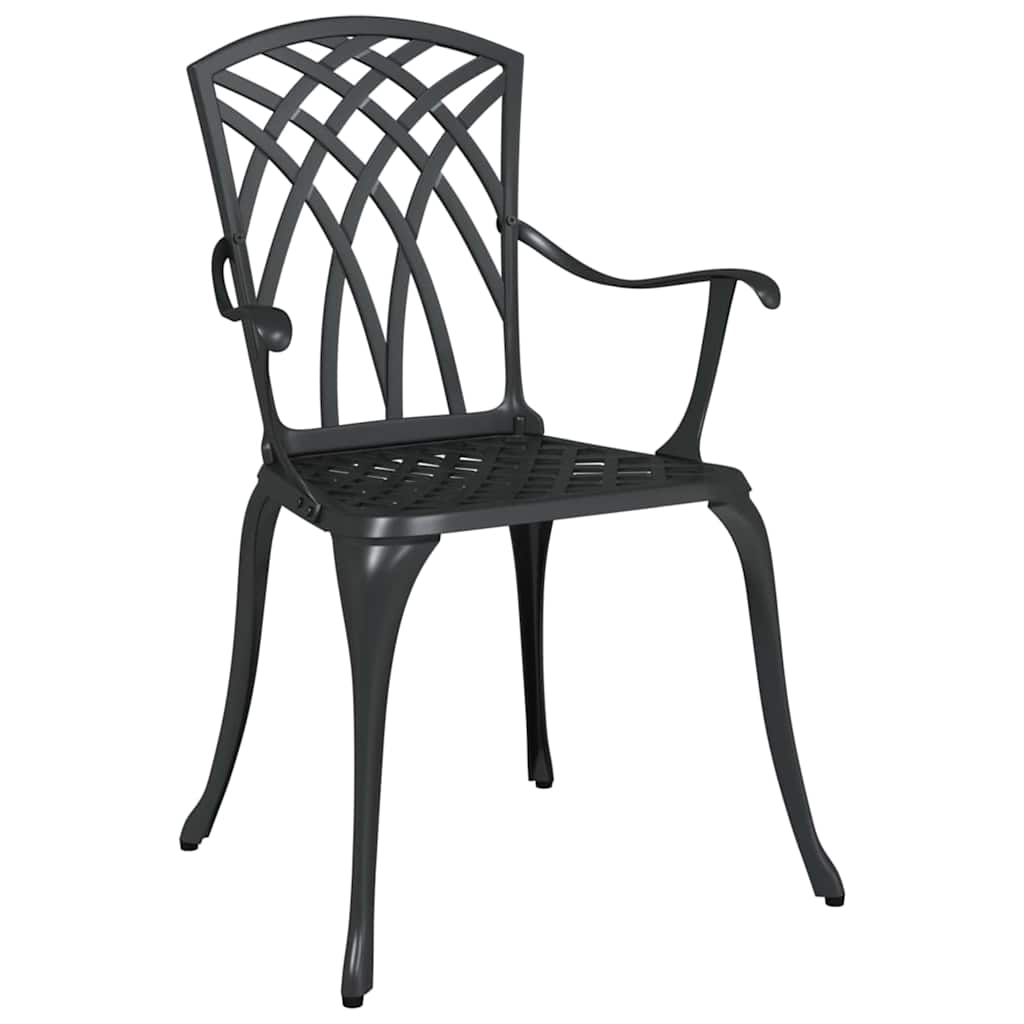 Gartenstuhl 2 pcs Bronze 53 x 51 x 88,5 cm Aluminium