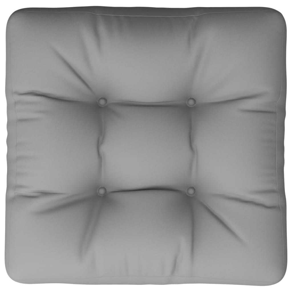 Palettenkissen Anthrazit 50x50x12 cm Stoff