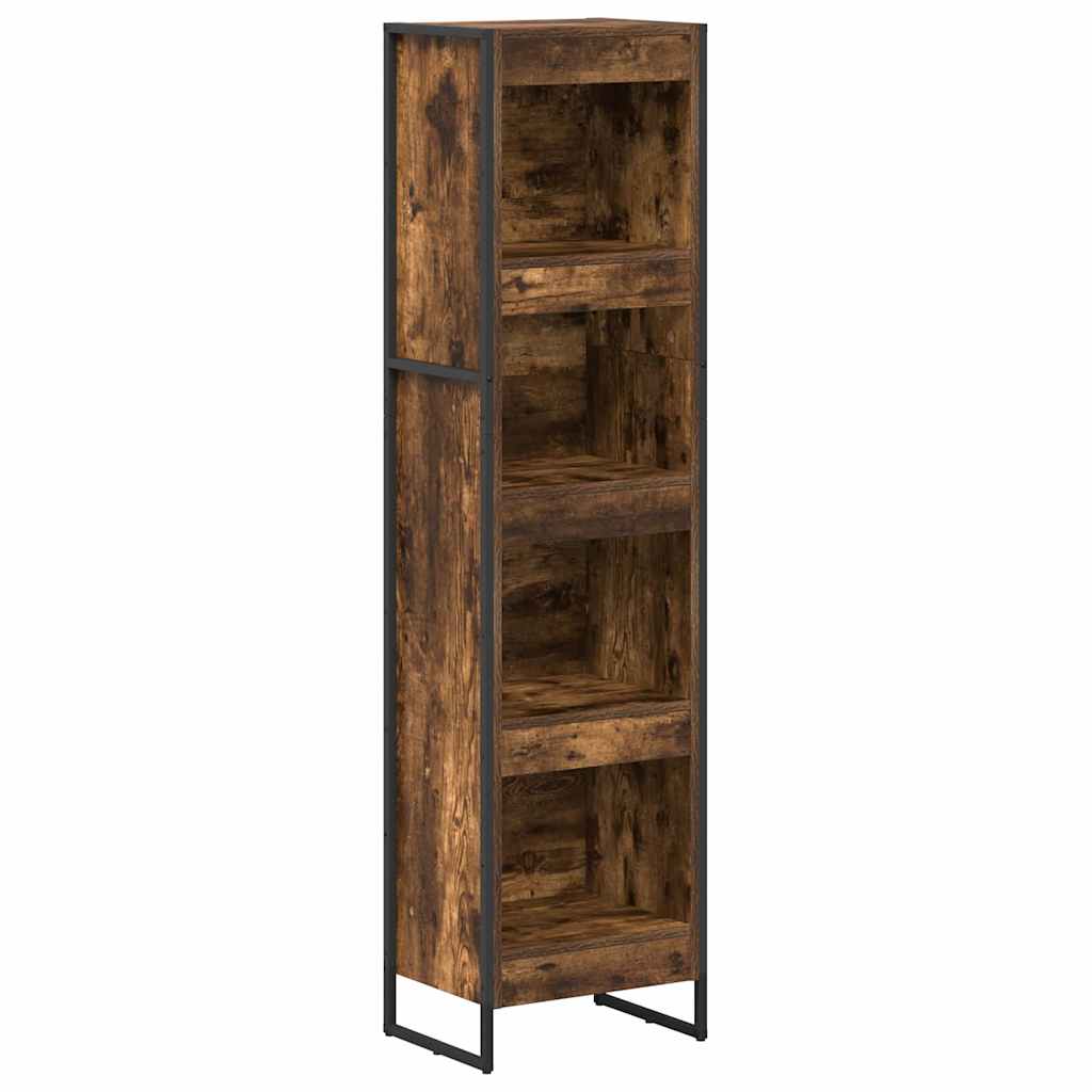 Bücherregal 2 pcs Schwarz Eichen-Optik 60 x 30 x 189,5 cm