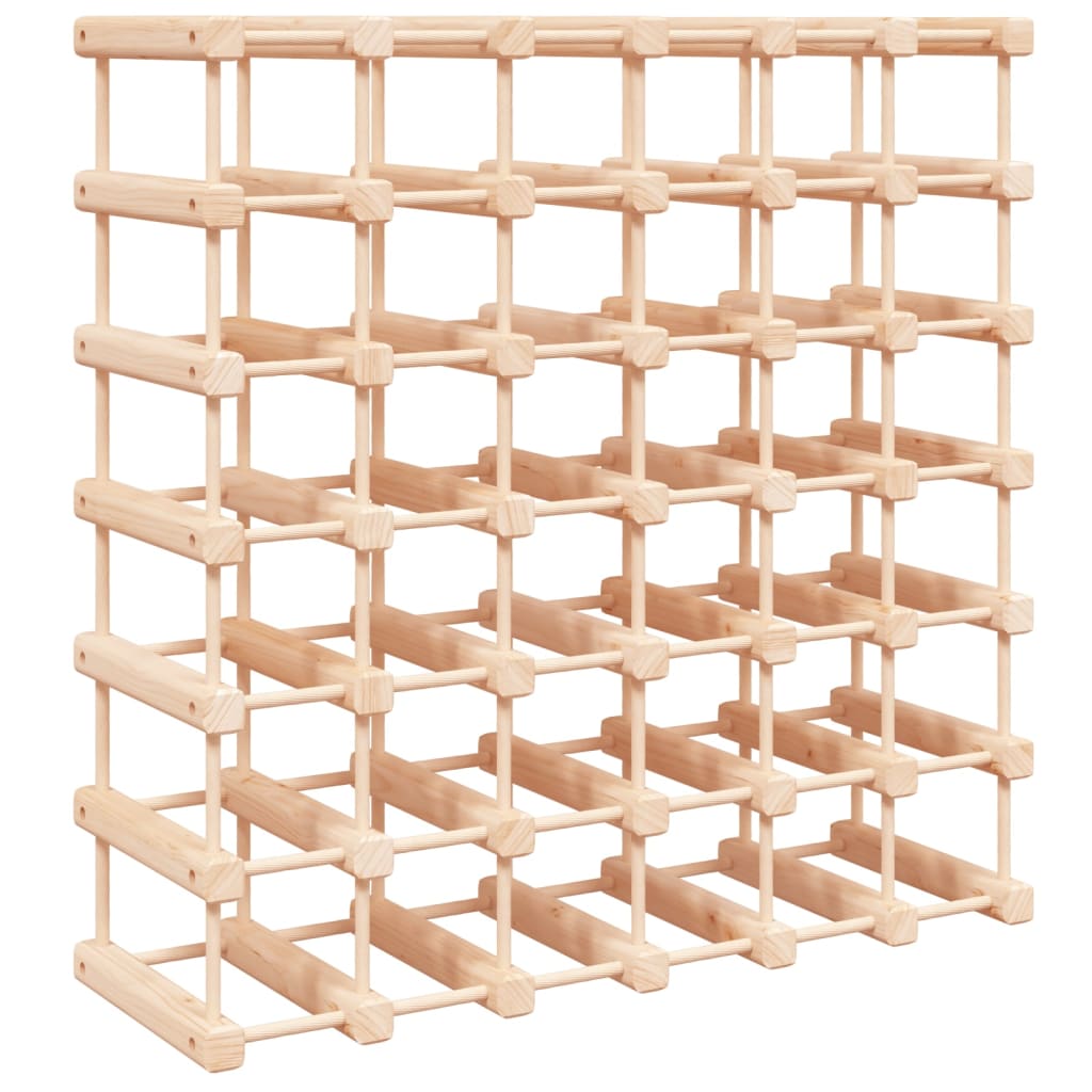 Weinregal für 20 Flaschen 46,5x23x46,5 cm Massivholz Kiefer