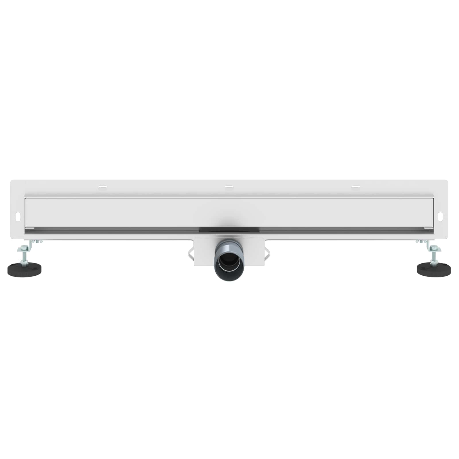 Wandmontierter Duschablauf Silber 50 cm Edelstahl 304