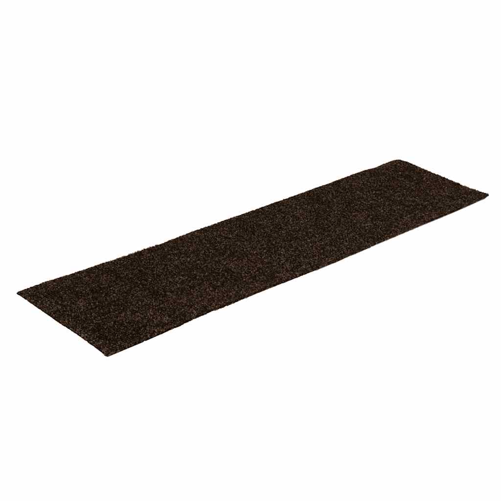 Stufenmatten Selbstklebend 15 Stk. 60x25 cm Hellbraun Rechteckig