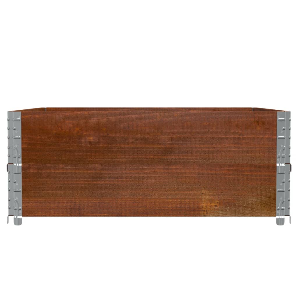 Pflanzkasten Grau 150x100 cm Massivholz Kiefer