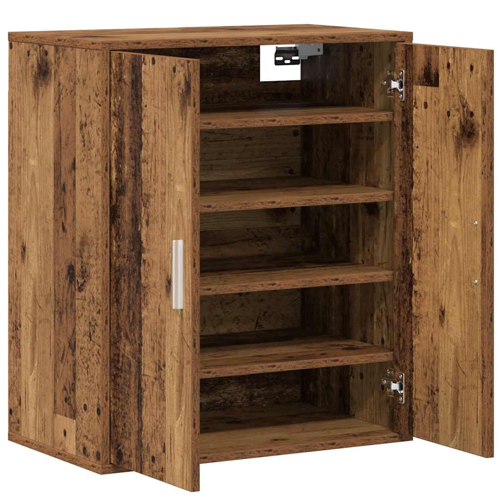 Schuhschrank Weiß 60x35x70 cm Holzwerkstoff