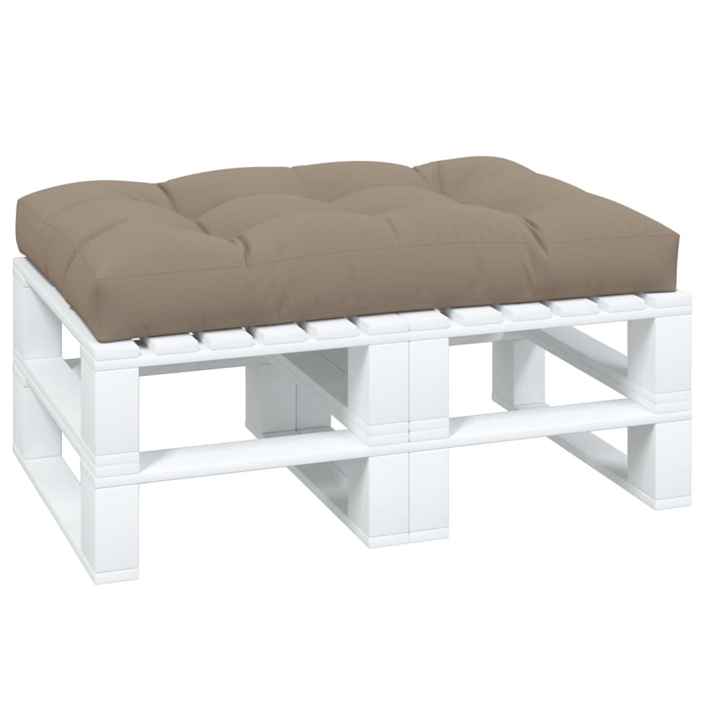 Palettenkissen Anthrazit 50x50x12 cm Stoff