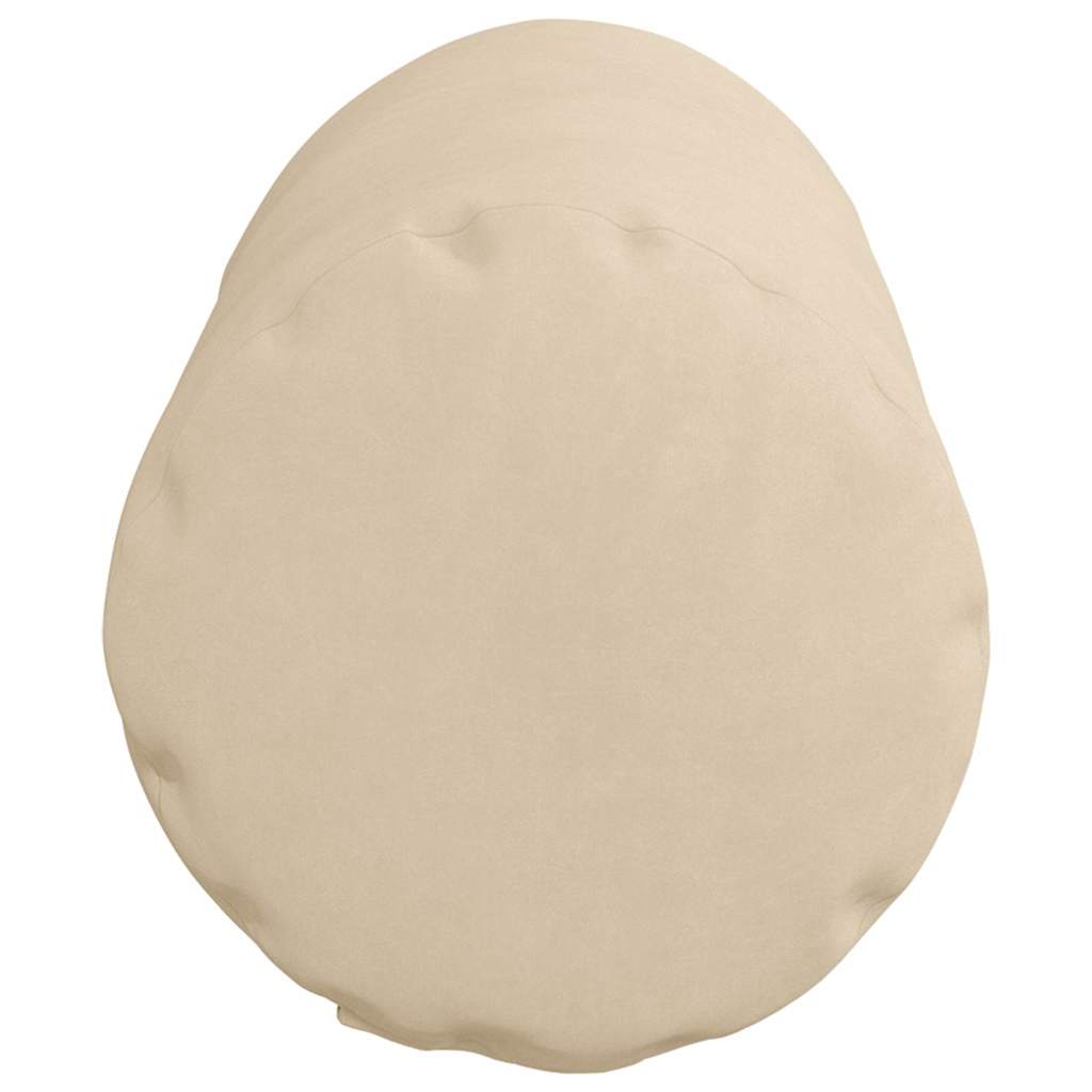 Bolsterkissen 2 Stück Taupe Ø 15 x 40 cm Mikrofaserstoff