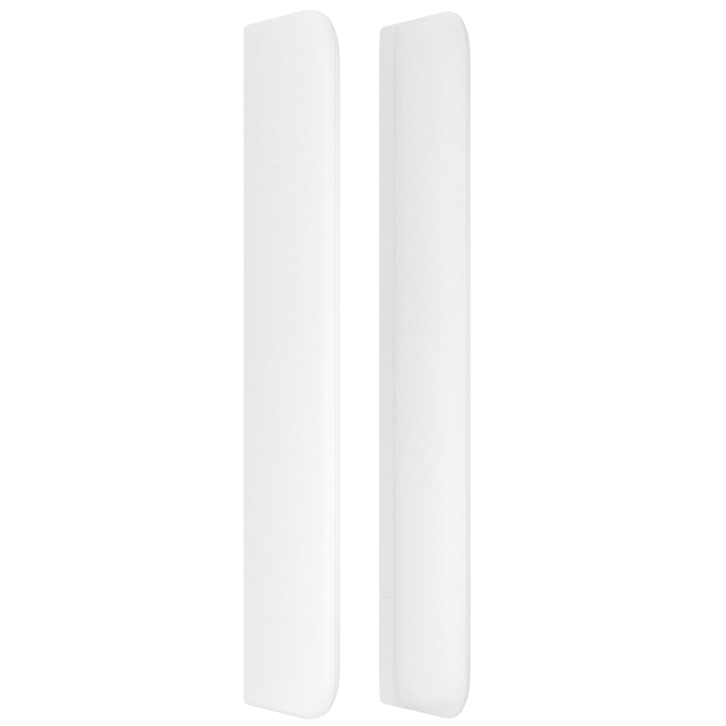 Kopfteil mit Ohren Creme 83x16x78/88 cm Kunstleder