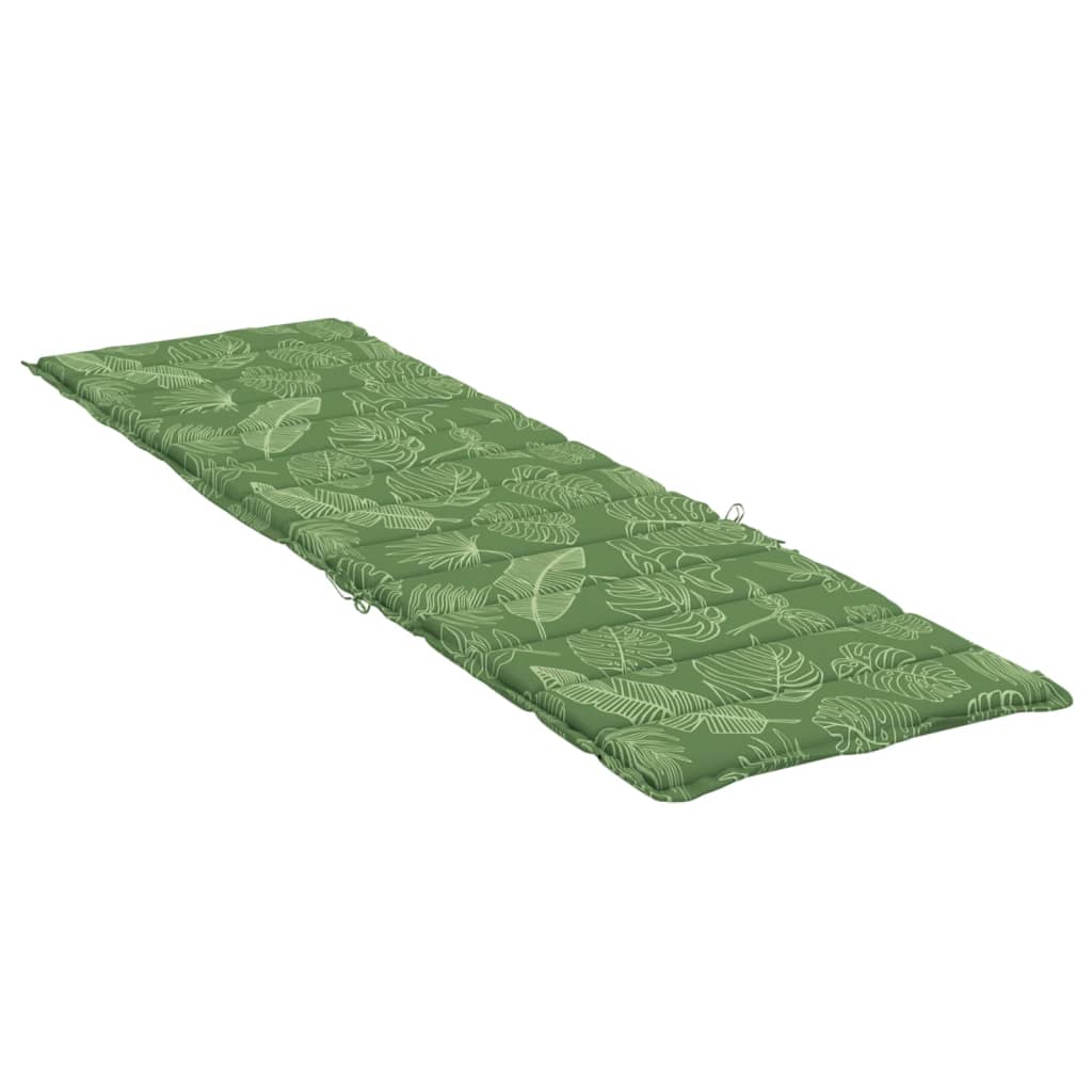 Liege-Kissen Blatt Blattmuster 200 x 70 x 3 cm Oxford-Stoff