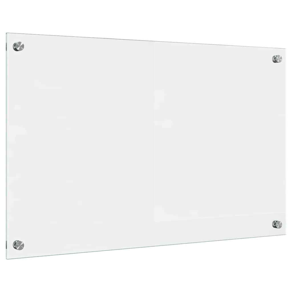 Küchenrückwand 2 pcs Weiß 70 x 40 cm Gehärtetes Glas