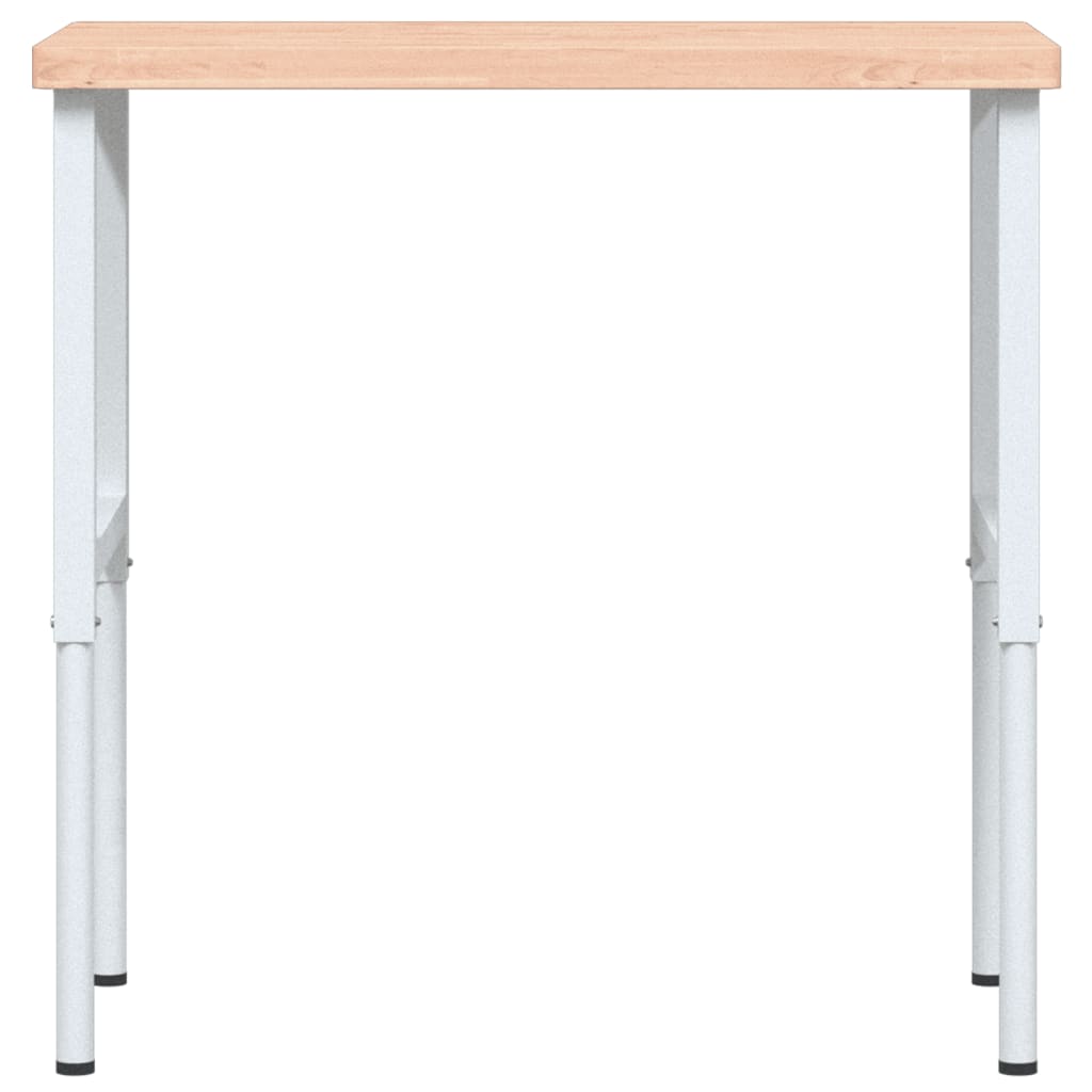 Werkbank 100x60x(71,5-98) cm Massivholz Buche Rechteckig