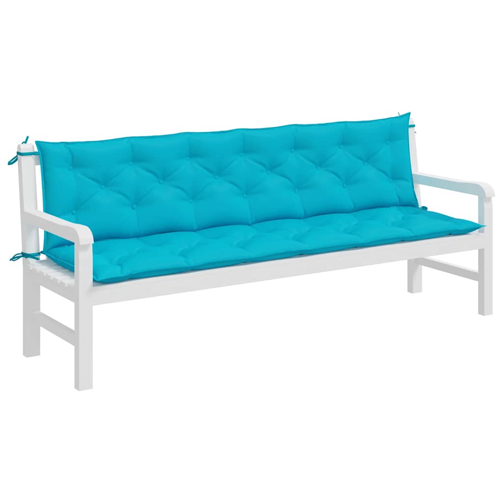 Gartenbank-Auflage Anthrazit 100x(50+50)x7 cm Oxford-Gewebe