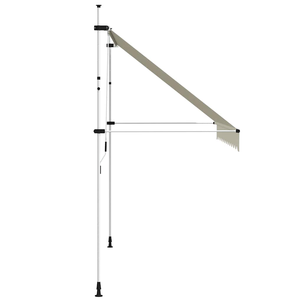 Einziehbare Markise Handbetrieben 150 cm Anthrazit