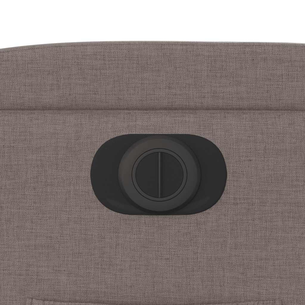 Relaxsessel Elektrisch Dunkelgrau Stoff