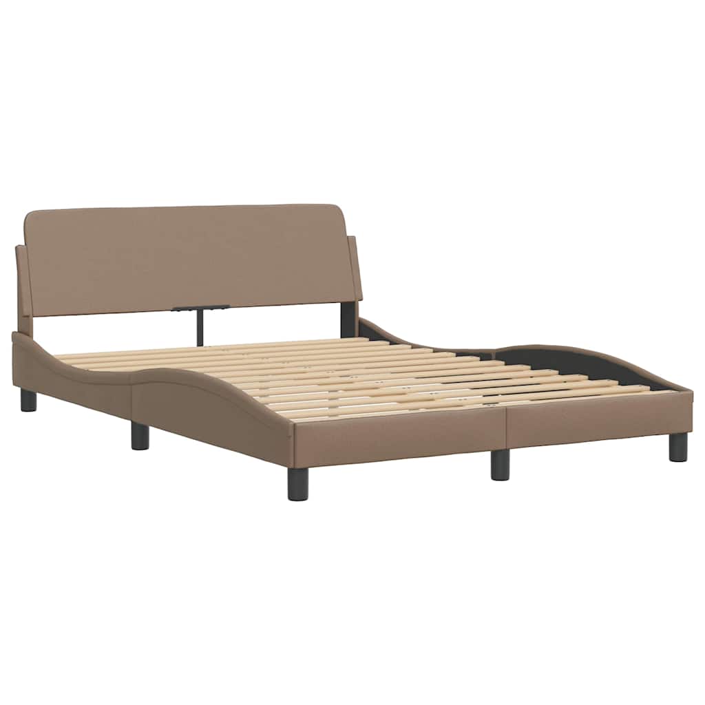 Bett mit Matratze "Dover" Schwarz 80x200 cm Kunstleder