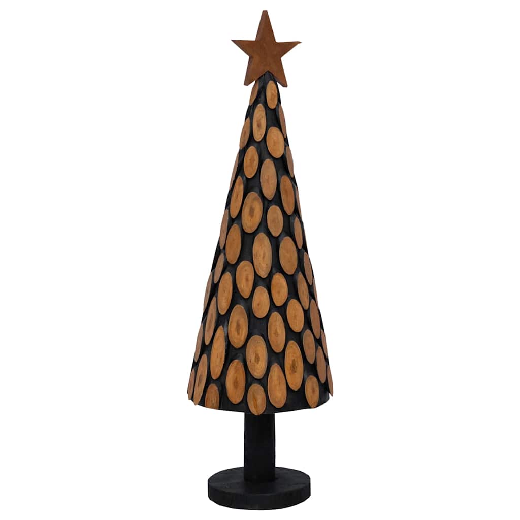 Weihnachtsbaum mit Ständer Braun 61 cm Massivholz Teak