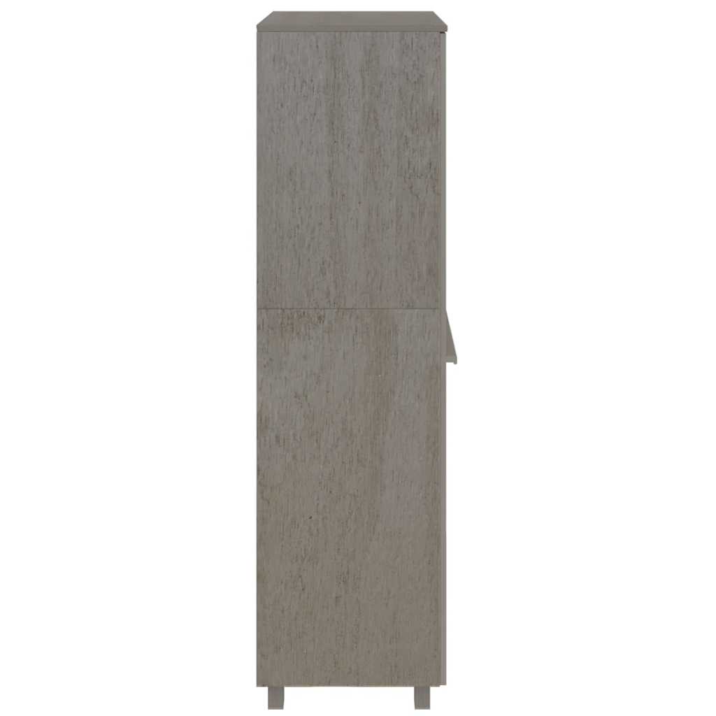 Kleiderschrank HAMAR Honigbraun 89x50x180 cm Massivholz Kiefer