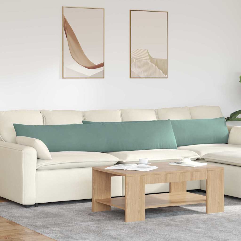 Sofakissen 2 Stück Blau 50 x 30 cm Cordstoff