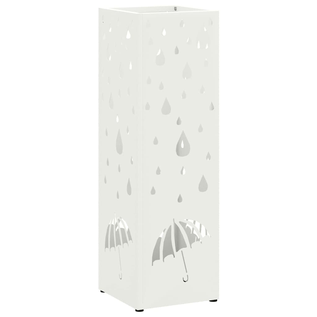 Regenschirmständer Schwarz 15,5 x 15,5 x 49 cm Stahl