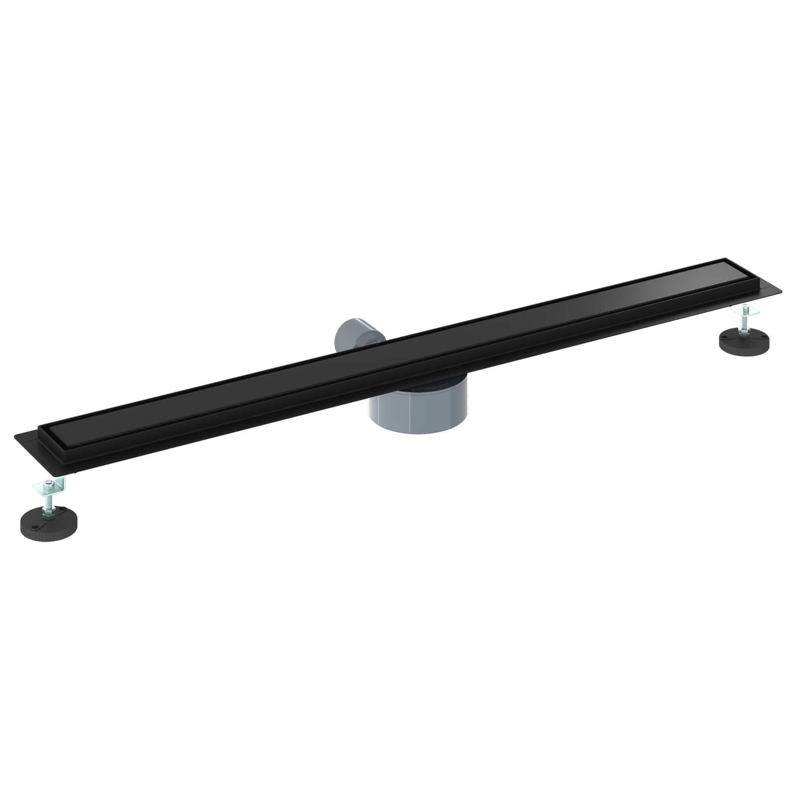 Duschablauf 2-in-1 mit 360° Siphon Silber 54 x 11 x 9,5 cm
