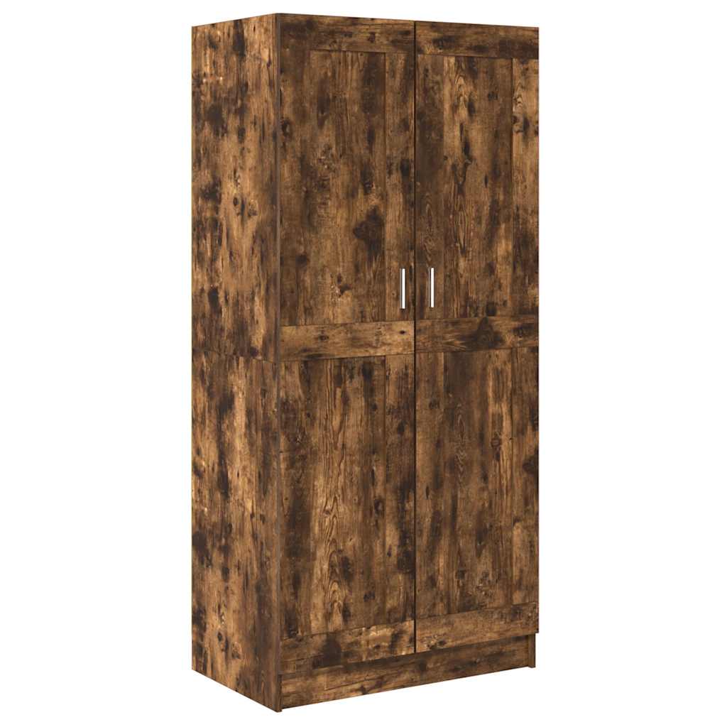 Kleiderschrank Weiß 82,5x51,5x180 cm Holzwerkstoff