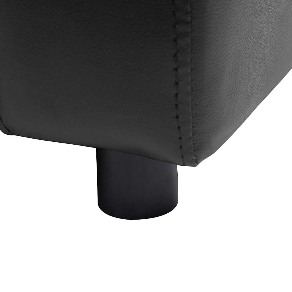 Hundesofa Grau 80x50x40 cm Kunstleder