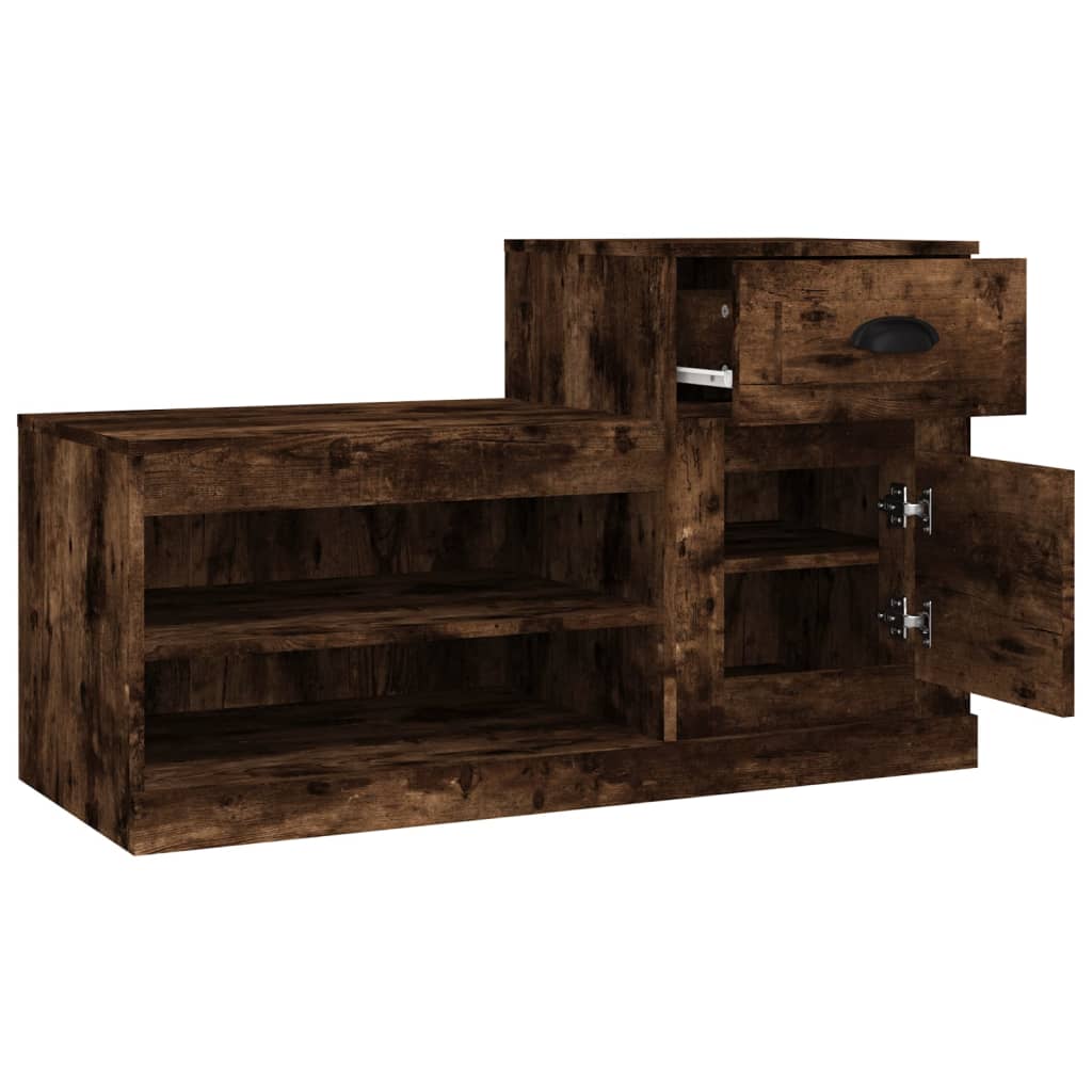 Schuhschrank Weiß 100x42x60 cm Holzwerkstoff