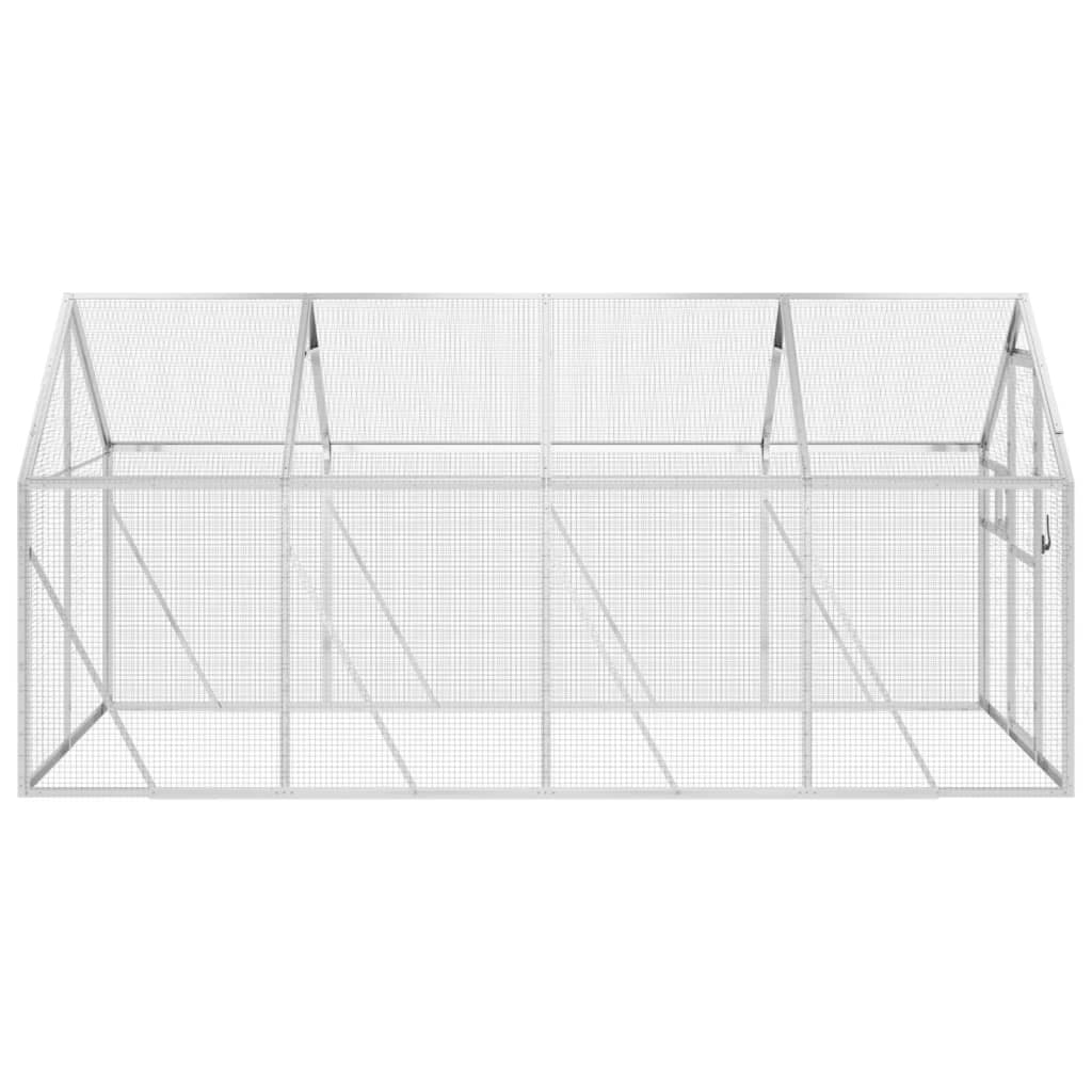 Voliere Anthrazit 179x100x185 cm Aluminium