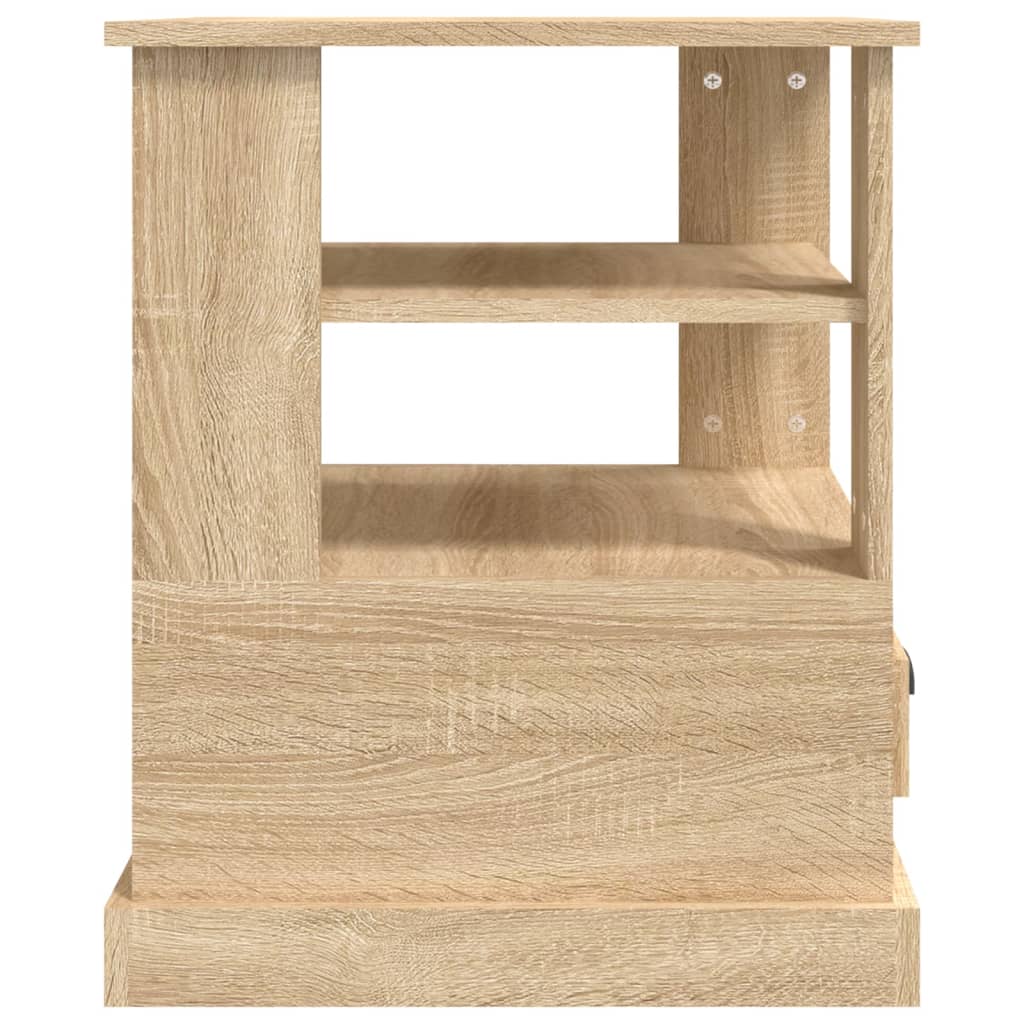 Beistelltisch Weiß 50x50x60 cm Holzwerkstoff